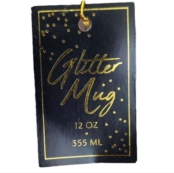 Double Walled (Insulated) Gold & Silver Glittery 12Oz Glass Coffee Mugs Set of 6 - Picture 5 of 12